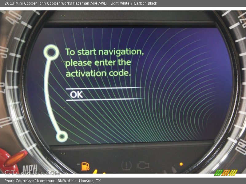 Light White / Carbon Black 2013 Mini Cooper John Cooper Works Paceman All4 AWD