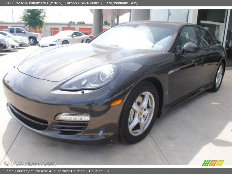 Carbon Grey Metallic / Black/Platinum Grey 2013 Porsche Panamera Hybrid S