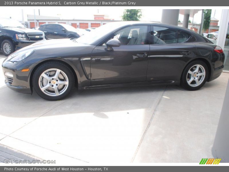 Carbon Grey Metallic / Black/Platinum Grey 2013 Porsche Panamera Hybrid S