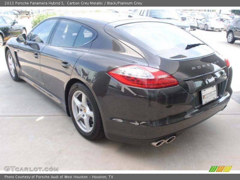 Carbon Grey Metallic / Black/Platinum Grey 2013 Porsche Panamera Hybrid S