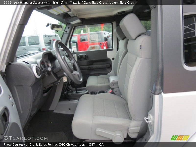 Bright Silver Metallic / Dark Slate Gray/Medium Slate Gray 2009 Jeep Wrangler Sahara 4x4