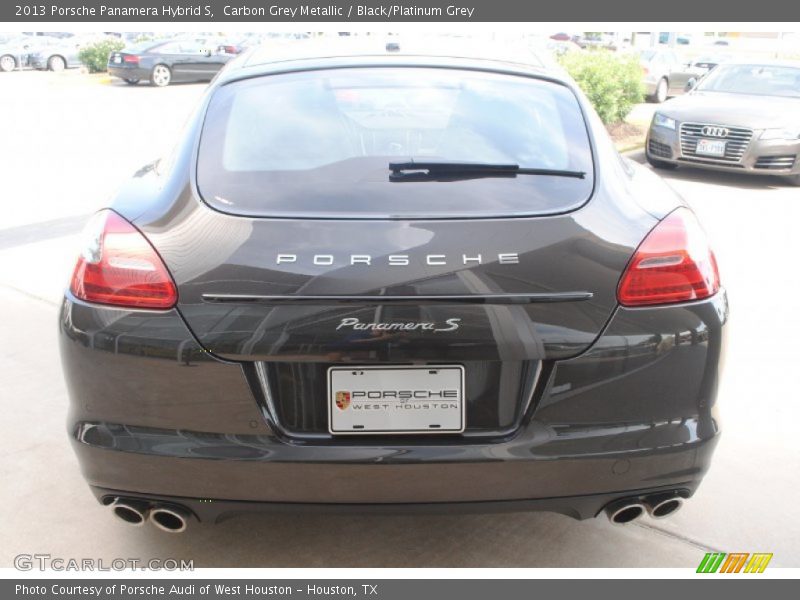 Carbon Grey Metallic / Black/Platinum Grey 2013 Porsche Panamera Hybrid S