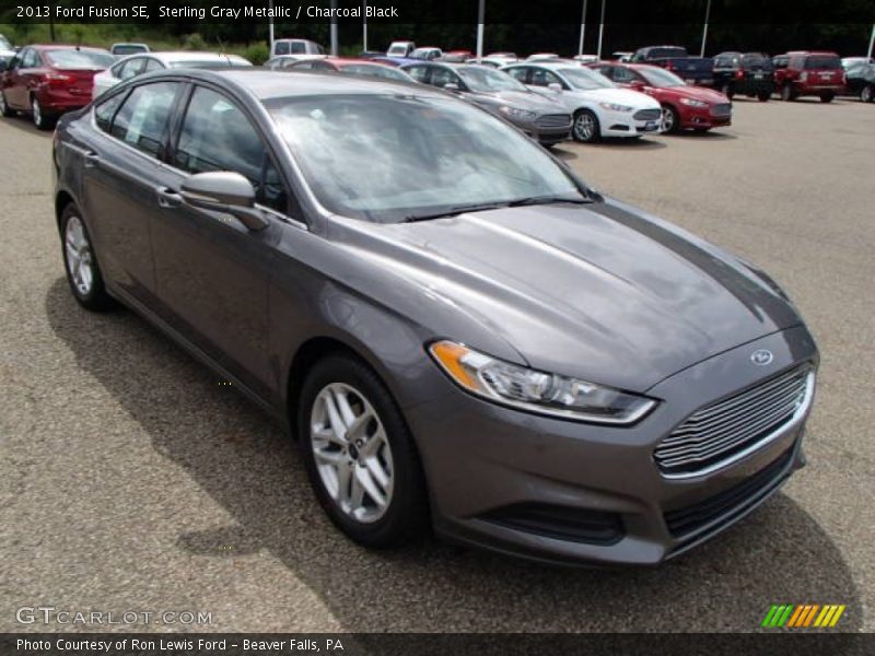 Sterling Gray Metallic / Charcoal Black 2013 Ford Fusion SE