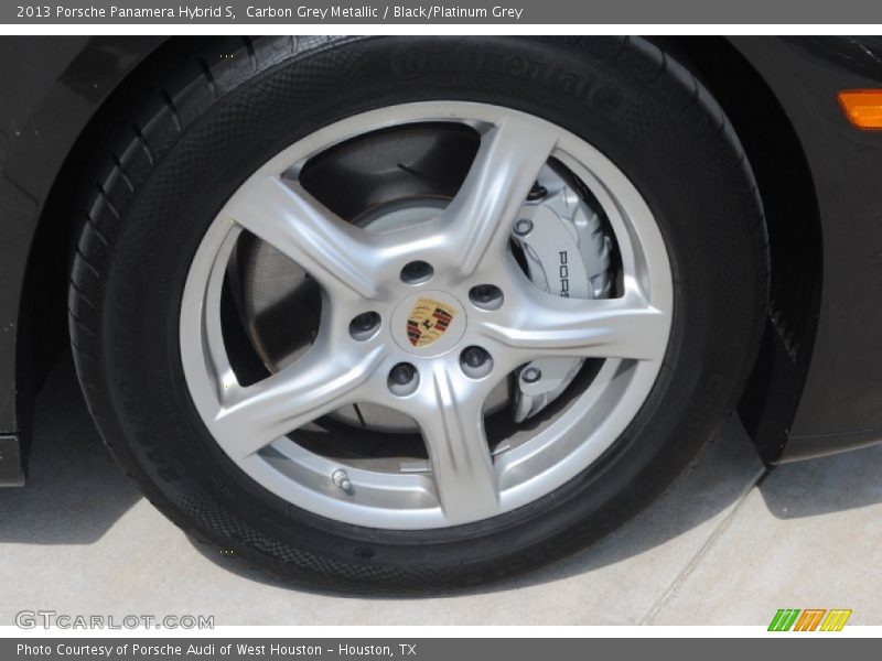 Carbon Grey Metallic / Black/Platinum Grey 2013 Porsche Panamera Hybrid S