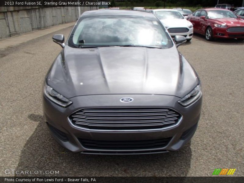 Sterling Gray Metallic / Charcoal Black 2013 Ford Fusion SE