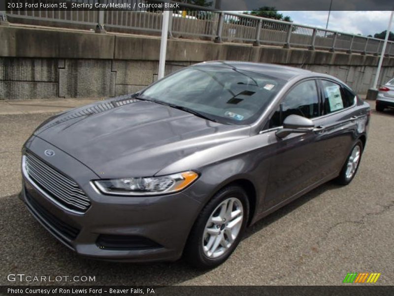 Sterling Gray Metallic / Charcoal Black 2013 Ford Fusion SE