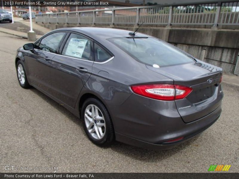 Sterling Gray Metallic / Charcoal Black 2013 Ford Fusion SE
