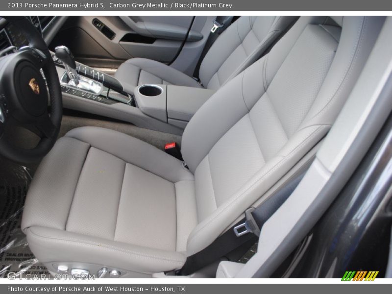 Carbon Grey Metallic / Black/Platinum Grey 2013 Porsche Panamera Hybrid S
