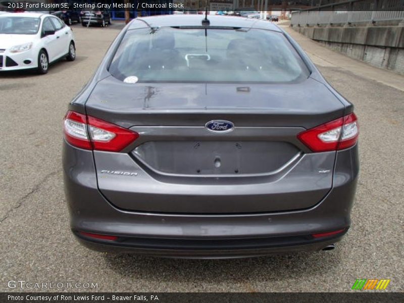 Sterling Gray Metallic / Charcoal Black 2013 Ford Fusion SE