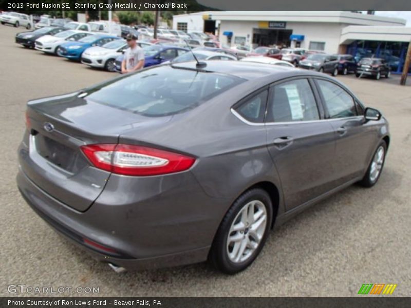 Sterling Gray Metallic / Charcoal Black 2013 Ford Fusion SE