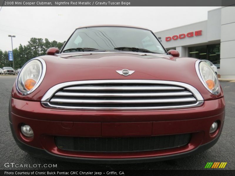 Nightfire Red Metallic / Gravity Tuscan Beige 2008 Mini Cooper Clubman