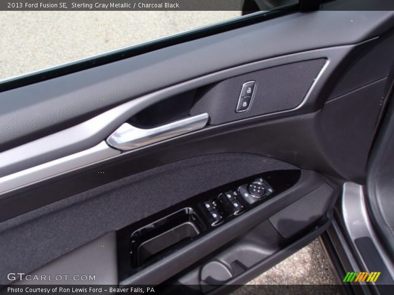 Sterling Gray Metallic / Charcoal Black 2013 Ford Fusion SE