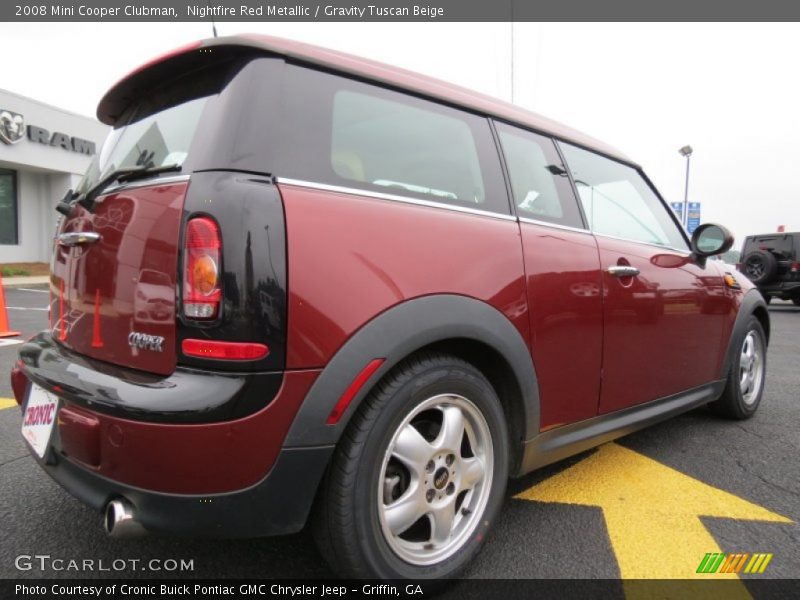 Nightfire Red Metallic / Gravity Tuscan Beige 2008 Mini Cooper Clubman