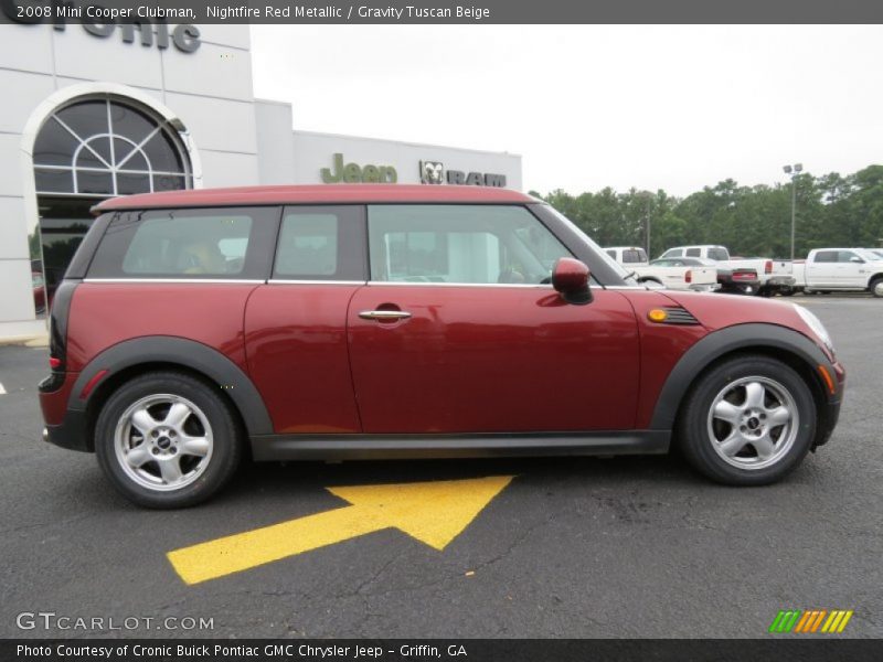 Nightfire Red Metallic / Gravity Tuscan Beige 2008 Mini Cooper Clubman