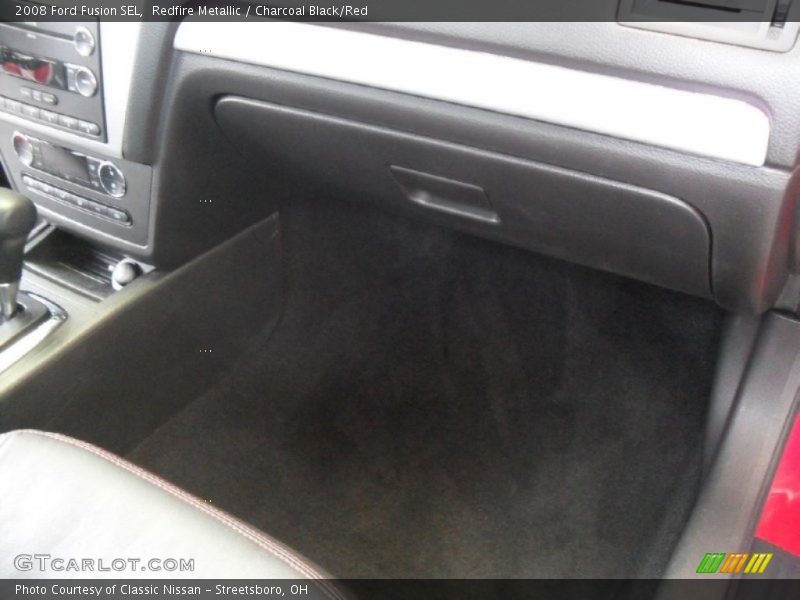 Redfire Metallic / Charcoal Black/Red 2008 Ford Fusion SEL