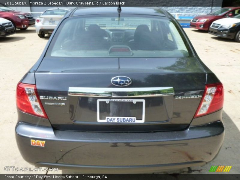 Dark Gray Metallic / Carbon Black 2011 Subaru Impreza 2.5i Sedan
