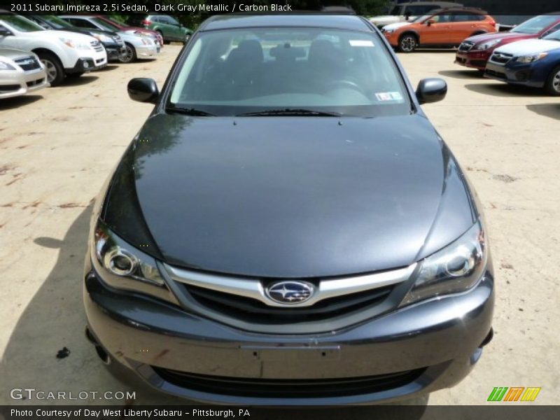 Dark Gray Metallic / Carbon Black 2011 Subaru Impreza 2.5i Sedan
