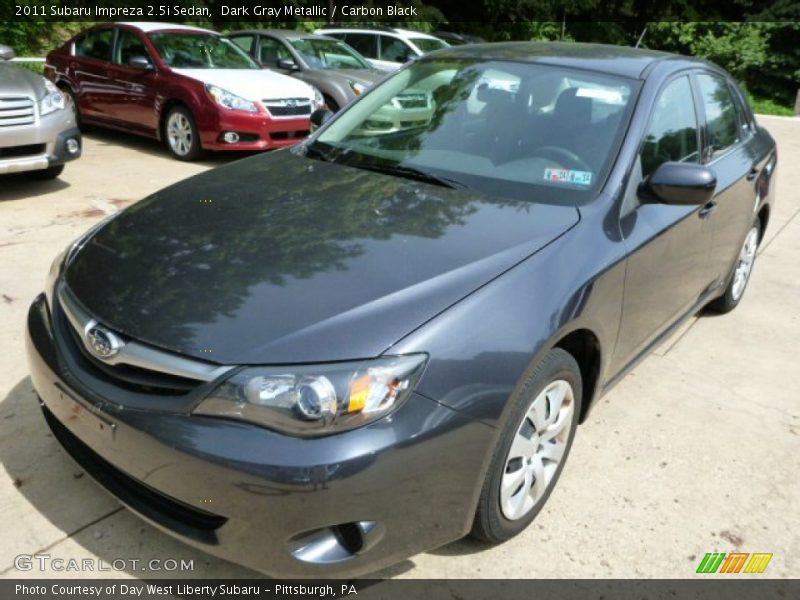 Dark Gray Metallic / Carbon Black 2011 Subaru Impreza 2.5i Sedan