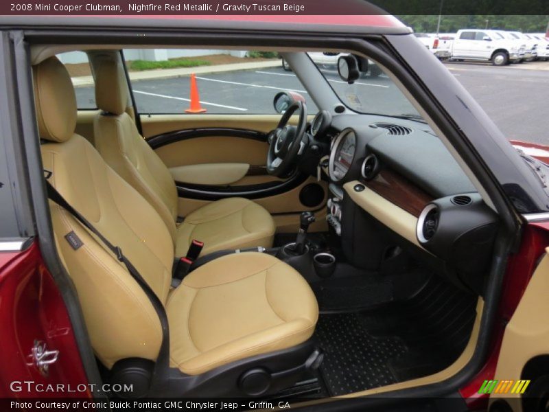 Nightfire Red Metallic / Gravity Tuscan Beige 2008 Mini Cooper Clubman