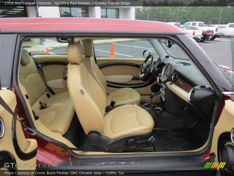 Nightfire Red Metallic / Gravity Tuscan Beige 2008 Mini Cooper Clubman