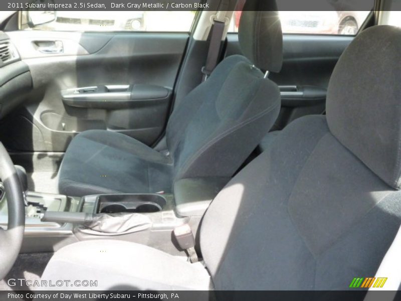 Dark Gray Metallic / Carbon Black 2011 Subaru Impreza 2.5i Sedan