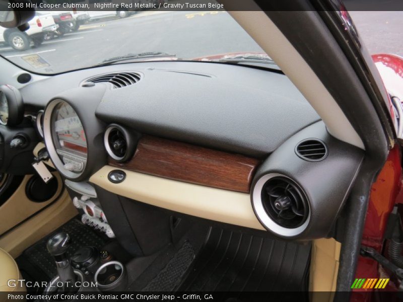 Nightfire Red Metallic / Gravity Tuscan Beige 2008 Mini Cooper Clubman