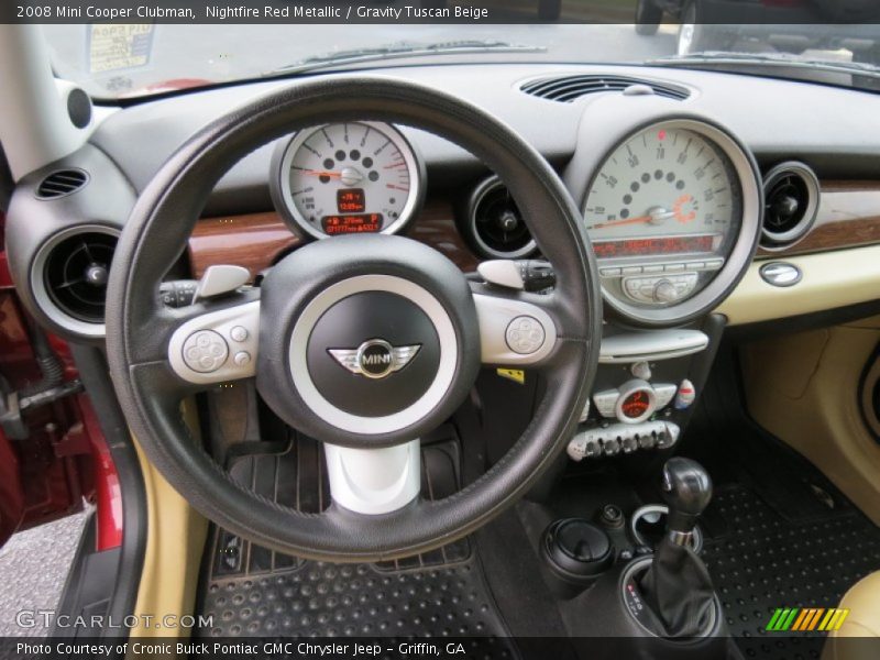 Nightfire Red Metallic / Gravity Tuscan Beige 2008 Mini Cooper Clubman