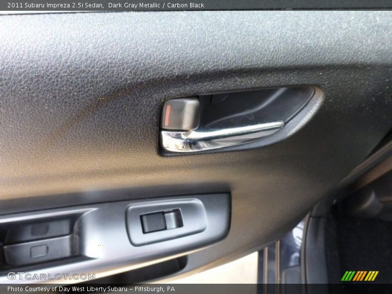 Dark Gray Metallic / Carbon Black 2011 Subaru Impreza 2.5i Sedan