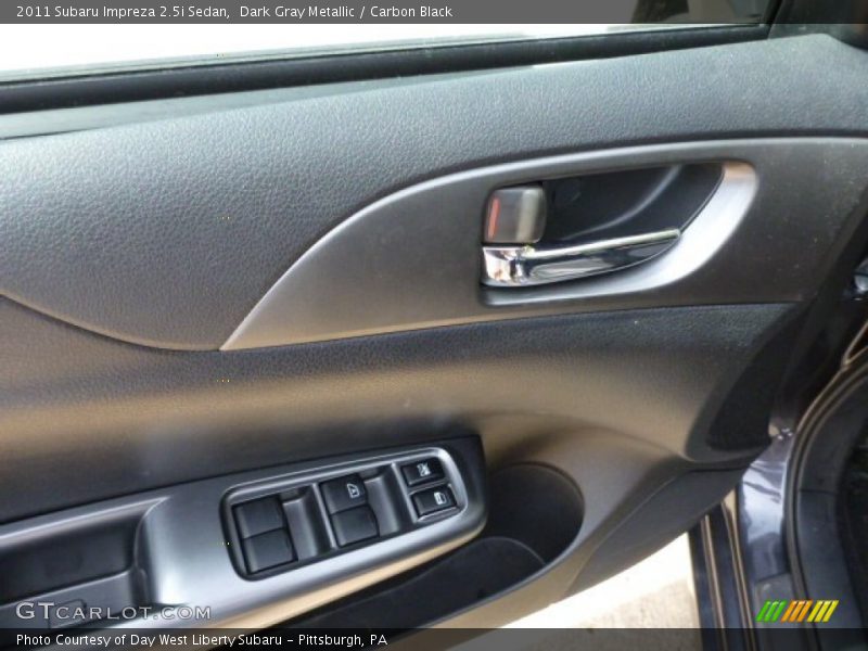 Dark Gray Metallic / Carbon Black 2011 Subaru Impreza 2.5i Sedan