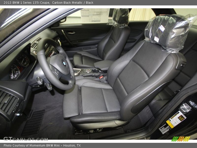  2013 1 Series 135i Coupe Black Interior