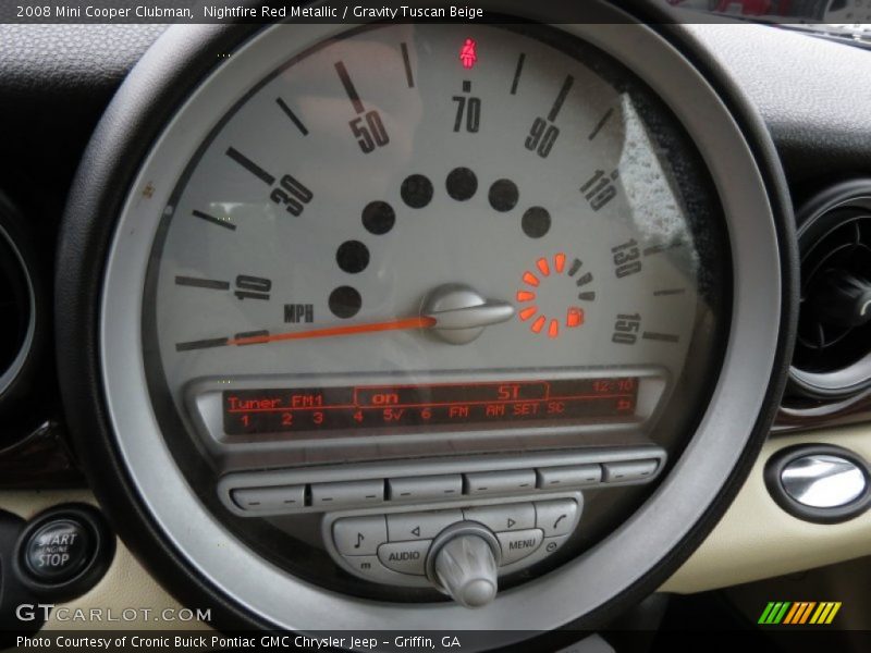Nightfire Red Metallic / Gravity Tuscan Beige 2008 Mini Cooper Clubman