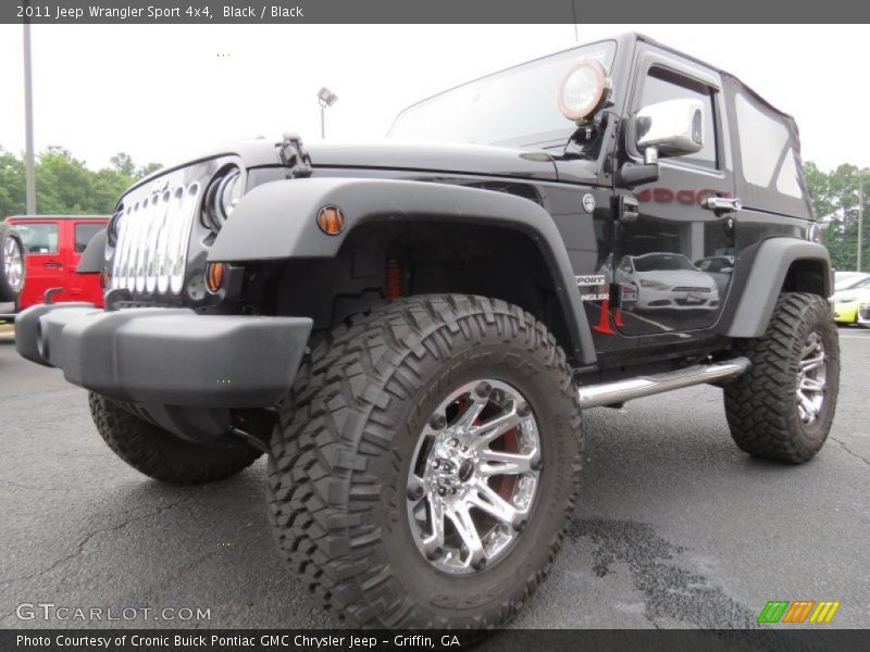 Black / Black 2011 Jeep Wrangler Sport 4x4