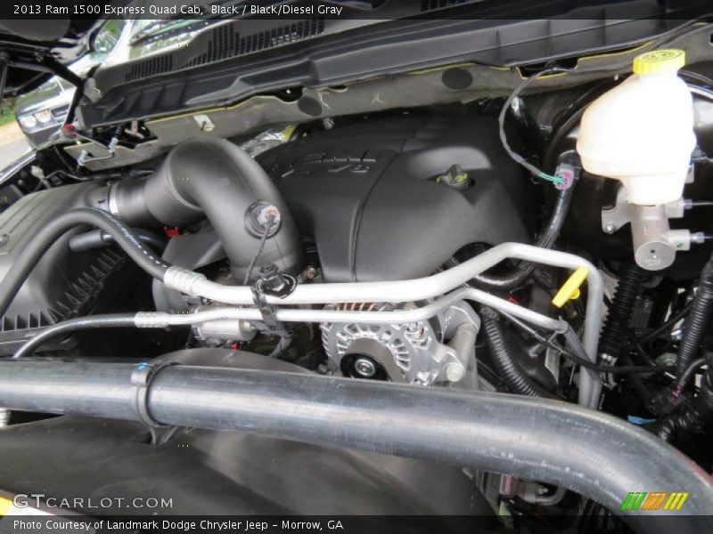 Black / Black/Diesel Gray 2013 Ram 1500 Express Quad Cab