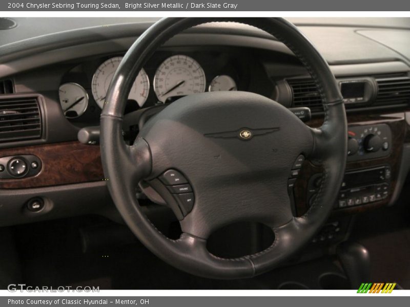 Bright Silver Metallic / Dark Slate Gray 2004 Chrysler Sebring Touring Sedan