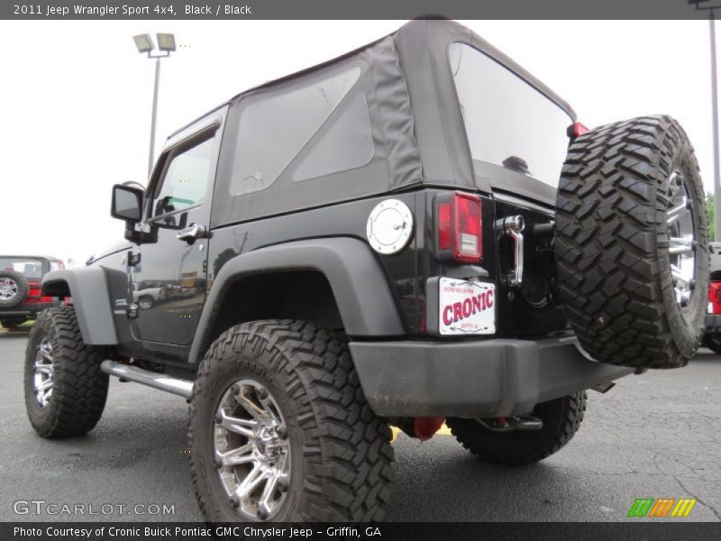 Black / Black 2011 Jeep Wrangler Sport 4x4