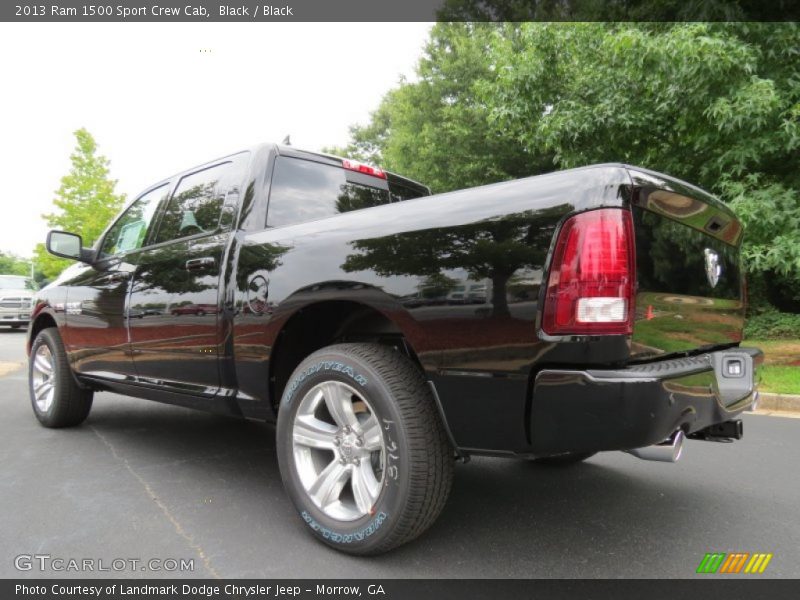 Black / Black 2013 Ram 1500 Sport Crew Cab