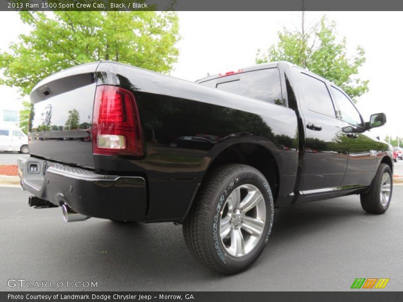 Black / Black 2013 Ram 1500 Sport Crew Cab