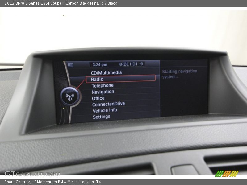 Carbon Black Metallic / Black 2013 BMW 1 Series 135i Coupe