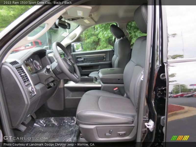 Black / Black 2013 Ram 1500 Sport Crew Cab