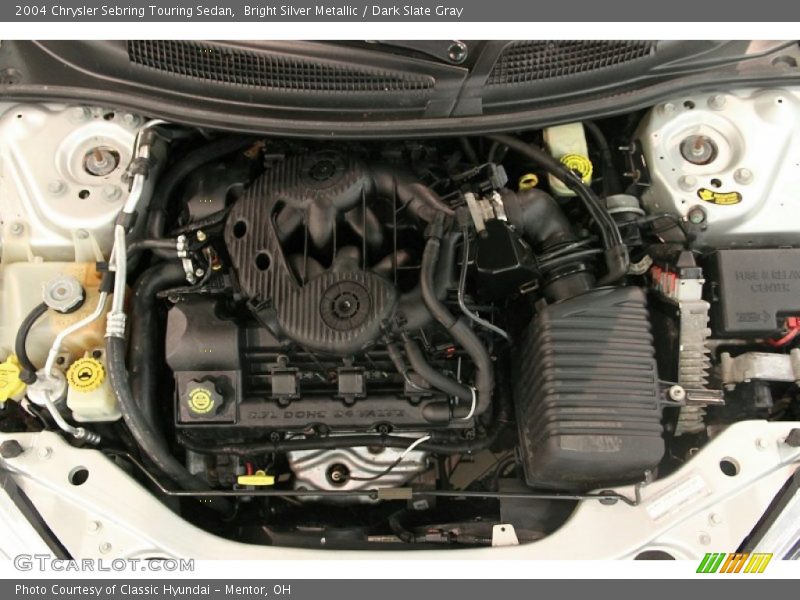 Bright Silver Metallic / Dark Slate Gray 2004 Chrysler Sebring Touring Sedan