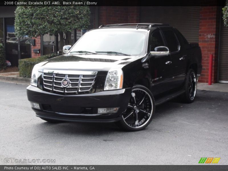 Black Raven / Ebony 2008 Cadillac Escalade EXT AWD