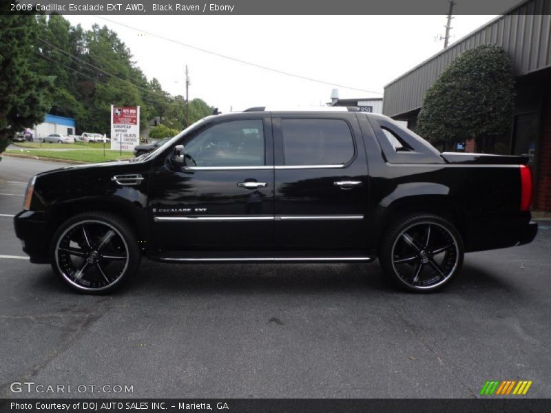 Black Raven / Ebony 2008 Cadillac Escalade EXT AWD