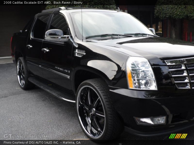 Black Raven / Ebony 2008 Cadillac Escalade EXT AWD