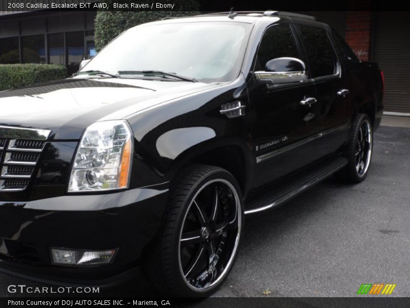 Black Raven / Ebony 2008 Cadillac Escalade EXT AWD