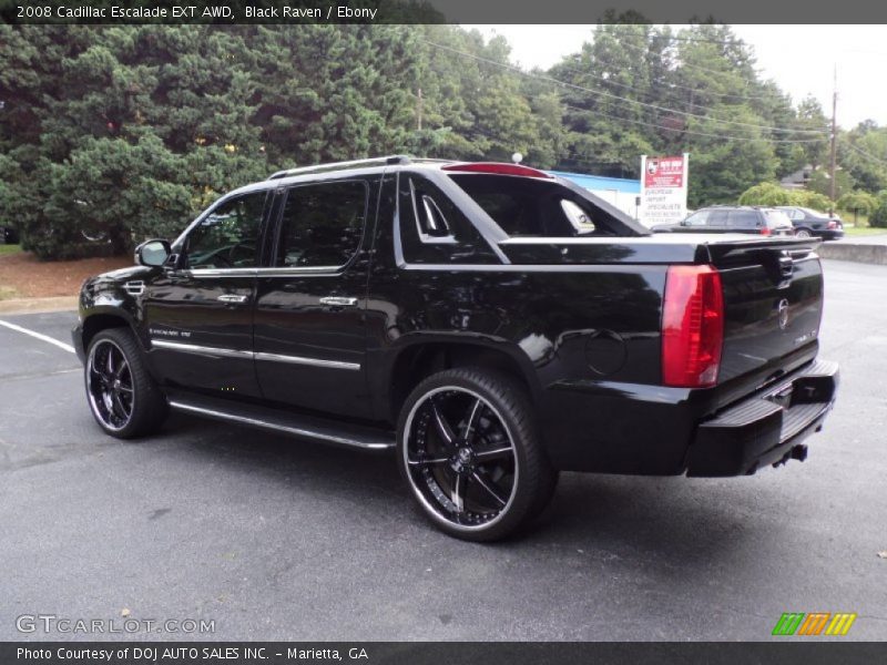 Black Raven / Ebony 2008 Cadillac Escalade EXT AWD