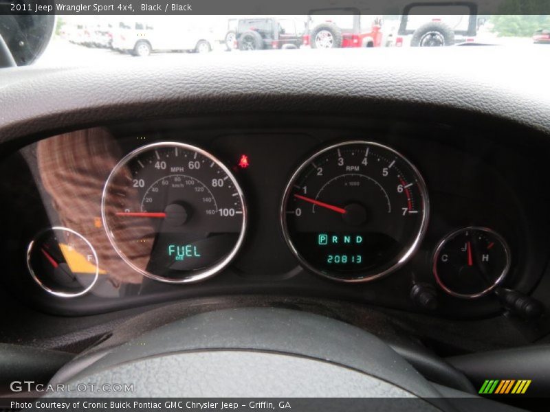 Black / Black 2011 Jeep Wrangler Sport 4x4