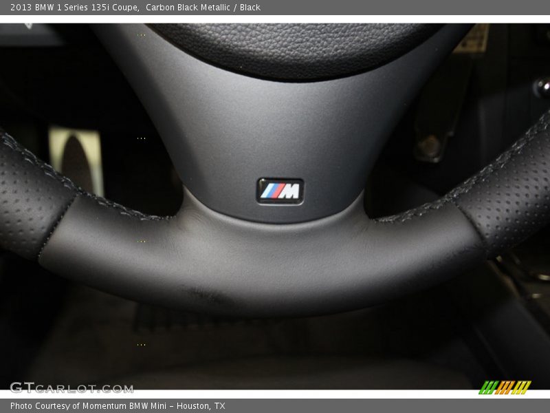 Carbon Black Metallic / Black 2013 BMW 1 Series 135i Coupe