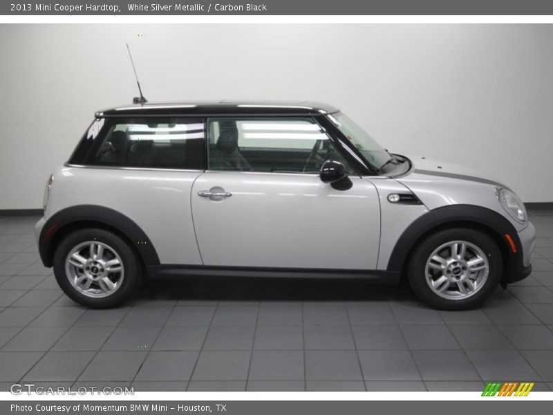 White Silver Metallic / Carbon Black 2013 Mini Cooper Hardtop