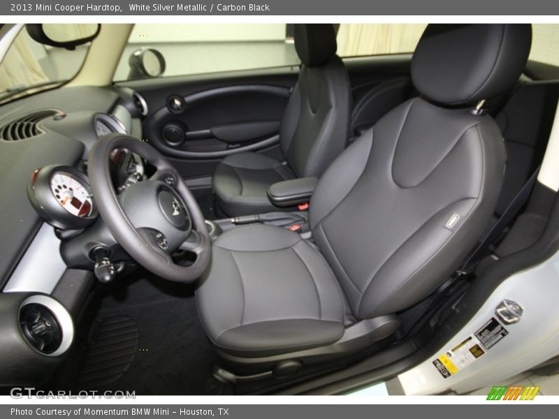 White Silver Metallic / Carbon Black 2013 Mini Cooper Hardtop