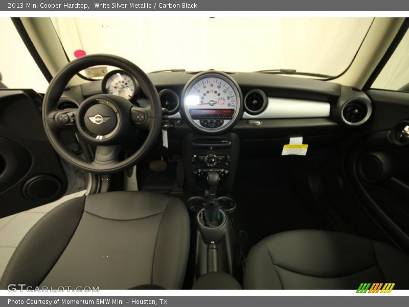 White Silver Metallic / Carbon Black 2013 Mini Cooper Hardtop